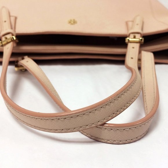 Tory Burch York Oak Small Buckle Tote - Picture 6 of 7